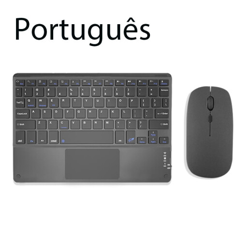 Draadloos Bluetooth-toetsenbord met trackpad voor iPad.
