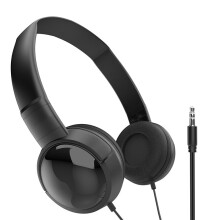Kablede Over-Ear Hovedtelefoner Bas HiFi Stereo Sort