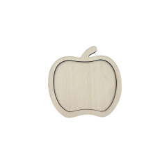 Bandejas de servir de madera natural con forma de animales y frutas, manteles individuales resistentes al calor para el comedor y la decoración del