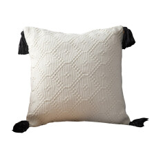 Decoratieve sierkussenhoes voor bank of fauteuil, machinewasbare stof met rijke texturen en bohemian-geïnspireerde patronen, dubbelzijdig te