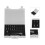 Chromium Vanadium Steel Damaged Screw Extractor Kit Easy Out Stripped Screw Tool Versatile Application Portable Structure Efficiently Extract With 5