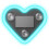 Ηλιακός φωτισμός LED Heart με αισθητήρα κραδασμών 1