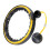 Magnetisk viktad Hula Hoop, TPE, Svart/Gul, med disk 8