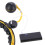 Magnetisk viktad Hula Hoop, TPE, Svart/Gul, med disk 9