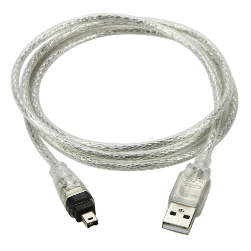 Συμβατό με Firewire και iLINK, Καλώδιο προσαρμογέα USB αρσενικό σε Firewire IEEE1394 4 ακίδων