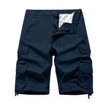 Men's Cargo Shorts Dark Blue Size 36