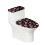 Ensemble de housse de siège de toilette en tissu extensible, lavable et réutilisable 1