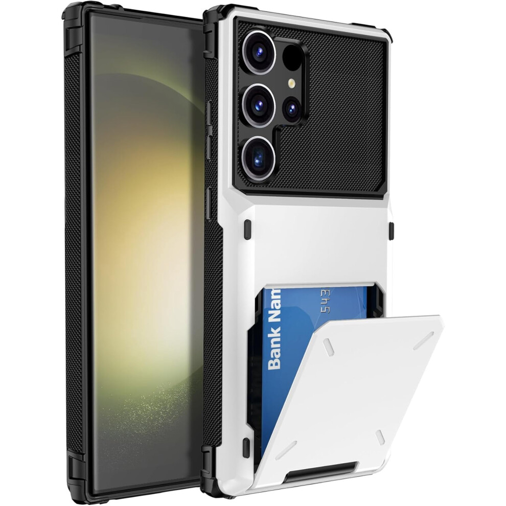 Galaxy S21 Ultra Case – Flip Cover With Hidden Card Slot, Dual-Layer Shockproof Wallet Case, Compatible With Samsung Galaxy S21 Ultra 5G (6.8", 9165521672240