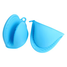 Gants de cuisine en silicone (1 pièce), résistants à la chaleur, compatibles avec les friteuses à air chaud et la cuisson au four, 8,1 x 11,2 cm