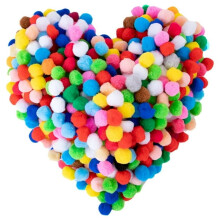 Creative Craft Pom Poms Bulk, Good In Shape Decorative Balls for Scrapbooking and DIY Toys, High-Elastic Pom Poms Fluffy Design for Handmade Gifts