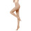 Collant da donna, collant foderati in pile da donna, color kaki 1