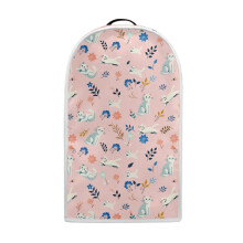 Housse de protection anti-poussière multifonctionnelle pour la cuisine, ornée de jolis motifs floraux sur le thème des chats, avec protection
