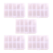 Boîte de rangement portable, organisateur multifonctionnel, boîte à bijoux en plastique transparent avec couvercle hermétique en plastique PP