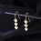 Sterling Silver Heart Drop Earrings for Women 3
