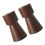 4Pcs Creative Wooden Candle Holders Color Decor 2