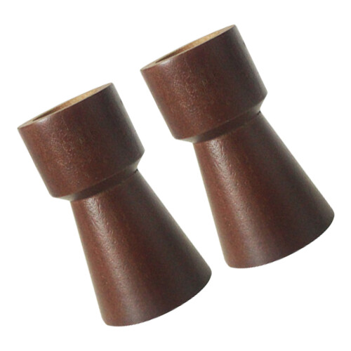 4Pcs Creative Wooden Candle Holders Color Decor 1