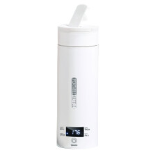 Bouilloire de voyage en acier inoxydable 304 avec double paroi isolante, bouilloire électrique portable avec couvercle étanche pour un transport en