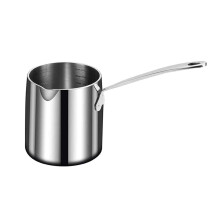 Chauffe-beurre pour plaque de cuisson, cafetière turque avec bec verseur, mini-casserole en acier inoxydable 18/10, chauffe-lait, répartition