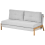 Beliani Sofa Bed 2 Seater EDLAND Fabric Light Grey 2