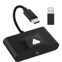 Dongle Gan Sreang Android Auto, Oiriúntóir Gan Sreang Android Auto Comhoiriúnach Uilíoch do Fheithiclí Nua-Aimseartha, Éasca le hÚsáid gan