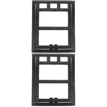 2Stk Schwarze Haustiertür Aus Kunststoff Für Kleine Und Katzen