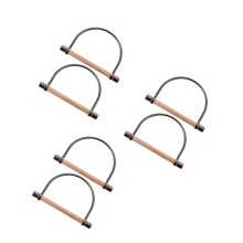 6Stk Robuste Schwarze Handbag Strap Griffe Für DIY Und Reparatur