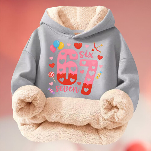 Flerfärgad mönstrad huvtröja för barn, pojkar, pullover, nr 1