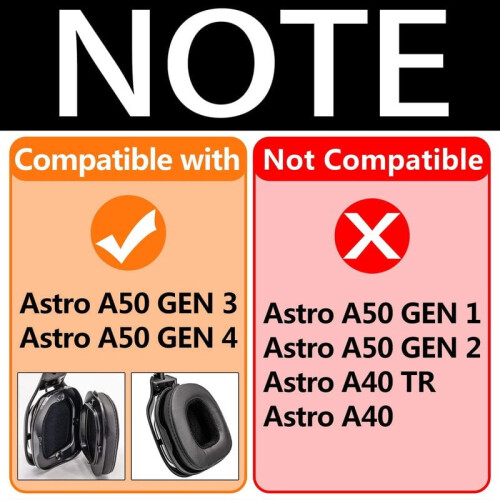 Ensemble de coussinets de rechange pour écouteurs Astro A50 2