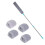 D Telescopic Cleaning Tool With 5 Replacement Cloths For Efficient Dust Removal 2