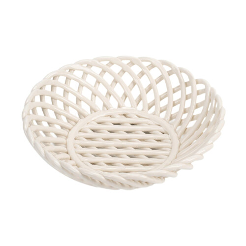 Keramisk fruktskål med vävd design 15,5 cm 1