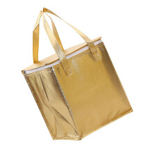 5Stk Robust Goldene Thermotasche Für Take-Out Und Lagerung