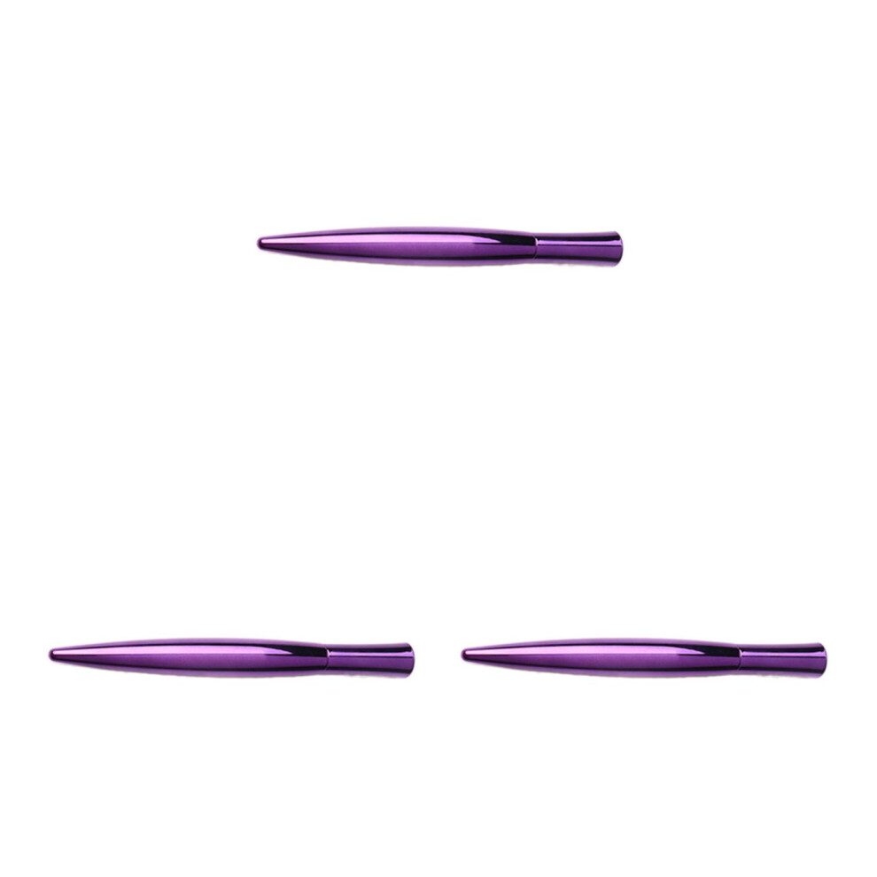 Purple 3Pcs Women Liquid Eyeliner Pencil Smudge Proof Pen