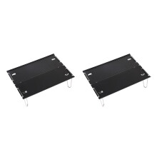 2Stk Outdoor Camping Aluminium Klappbar &