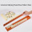 Fully Detachable Pushers Tortoise Shell Mahjong Racks 20 Inch Glossy 3