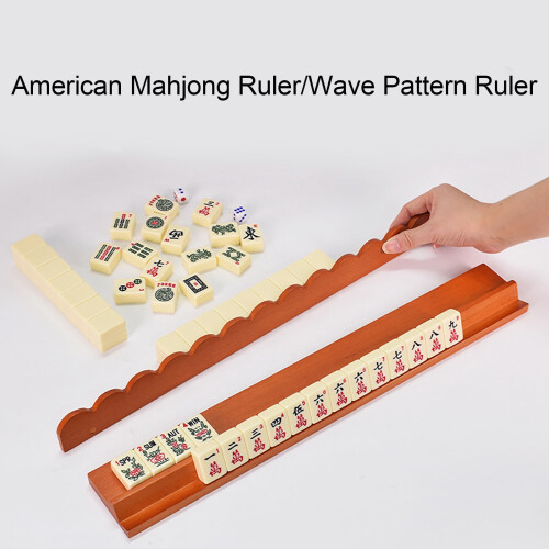 Fully Detachable Pushers Tortoise Shell Mahjong Racks 20 Inch Glossy 2