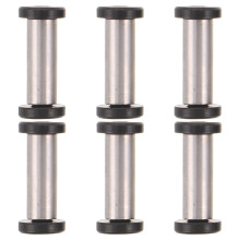 6Pièces Attaches Rivets Inox Durables Pour Poignées Couteaux Cuisine