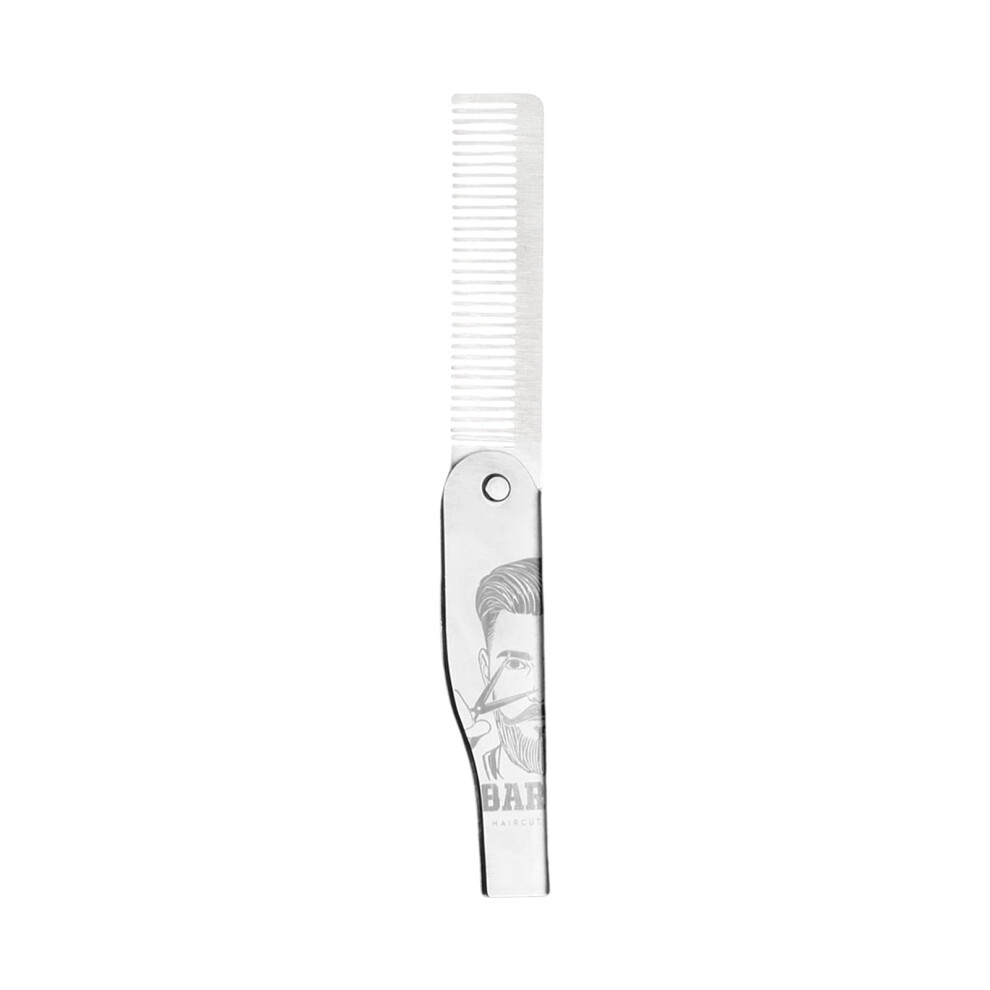 Stainless Steel Folding Comb for Beard Styling