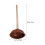 4Pièces Ventouse Caoutchouc Robuste Manche Bois Rouge Pour 2