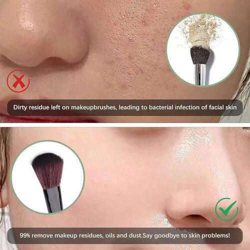 Ultrasonic Makeup Brush Deep Cleaner, Dual Purpose, All Brush Types. 2