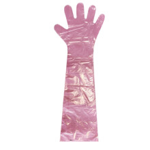 Wegwerp lange plastic handschoenen, veterinaire rectale inseminatie lange armhandschoenen, hoogwaardige, voedselveilige plastic wegwerphandschoenen