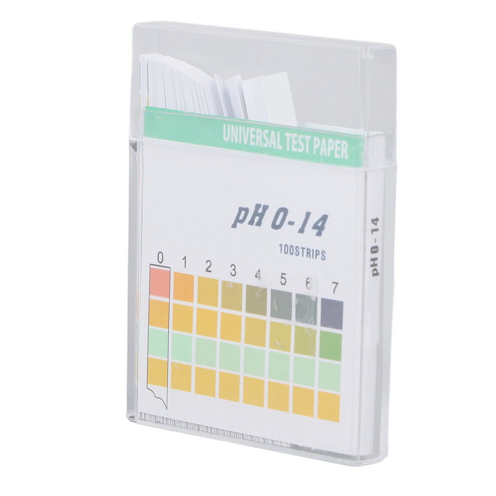 100Pcs Ph Test Strips, Accurate Ph Paper For Water Soil Cosmetics 9401389456395