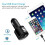 Πομπός FM Bluetooth για αυτοκίνητα με θύρα φόρτισης USB, ανοιχτή ακρόαση, MP3 player με 5