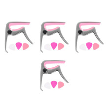 4Pcs Zinc Alloy Guitar Capo for Acoustic Electric with Portable Design