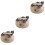 3Pcs Assorted Color Ceramic Tea Containers Sealed Food Storage 6