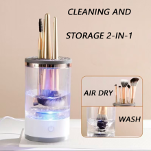 2In1 8W Ultrasonic Makeup Brush Cleaner, Two Functions In One Machine