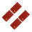4Pcs Durable Dark Red Golf Scorekeeping Cover for Golfers 6
