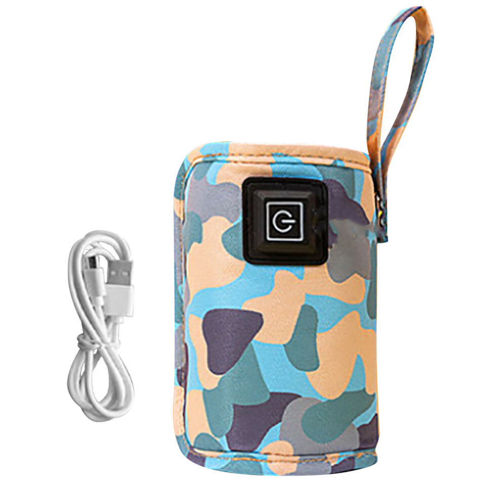Premium Quality Bottle Warmer USB Charging Insulated Milk Bottle Bag Flexible Hook and Loop Design Temperature Adjustable Portable Feeding Solution