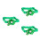 3Pièces Collier Animal Vert Réglable Avec Cloche Décoration 6