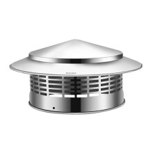 (200mm) 2026 Stainless Steel Round Chimney Cap with Screen, Corrosion-Resistant Fireplace Exhaust Cover, Durable Chimney Top Cap
