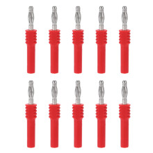 Connexion à diamètre de fil réglable, laiton nickelé de haute qualité, soudure DIY, fiche banane isolée, protection de sécurité, Plug and Play